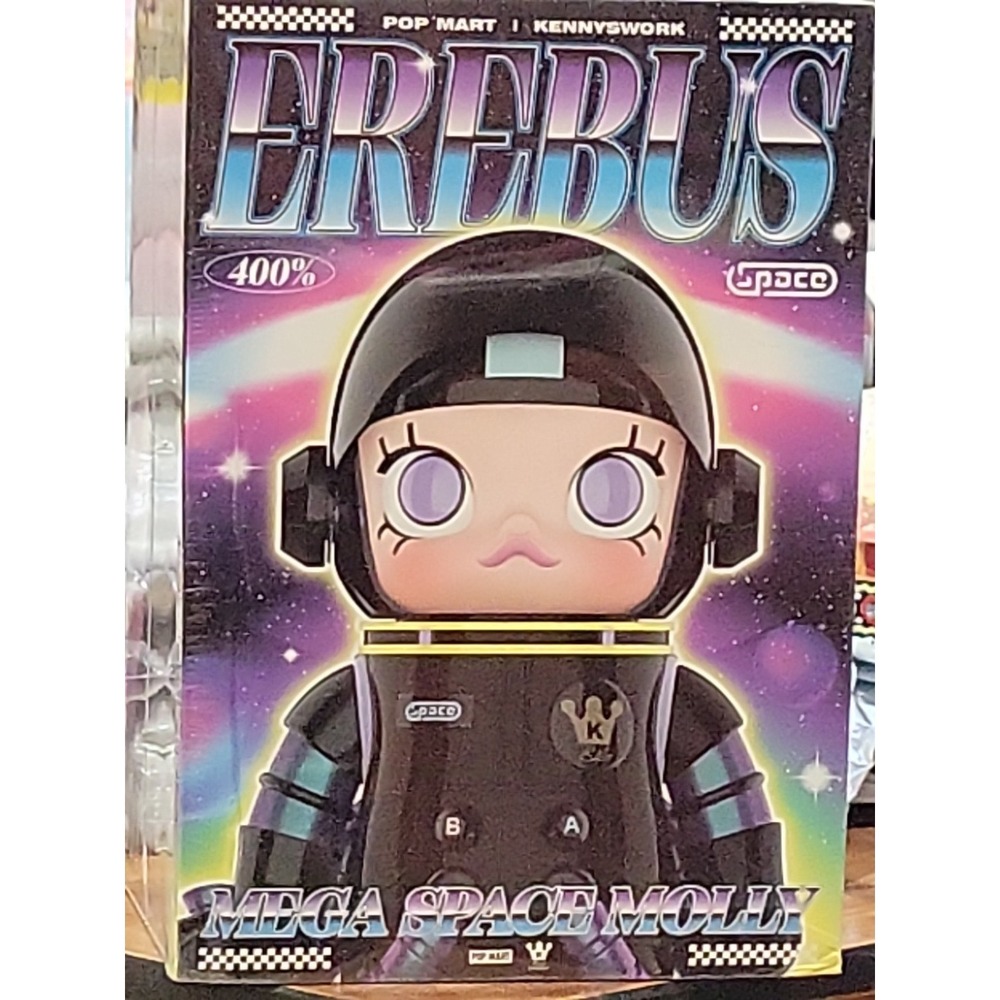 Pop Mart Mega Space Molly 400% Erebus Limited Edition Figure. Sealed.